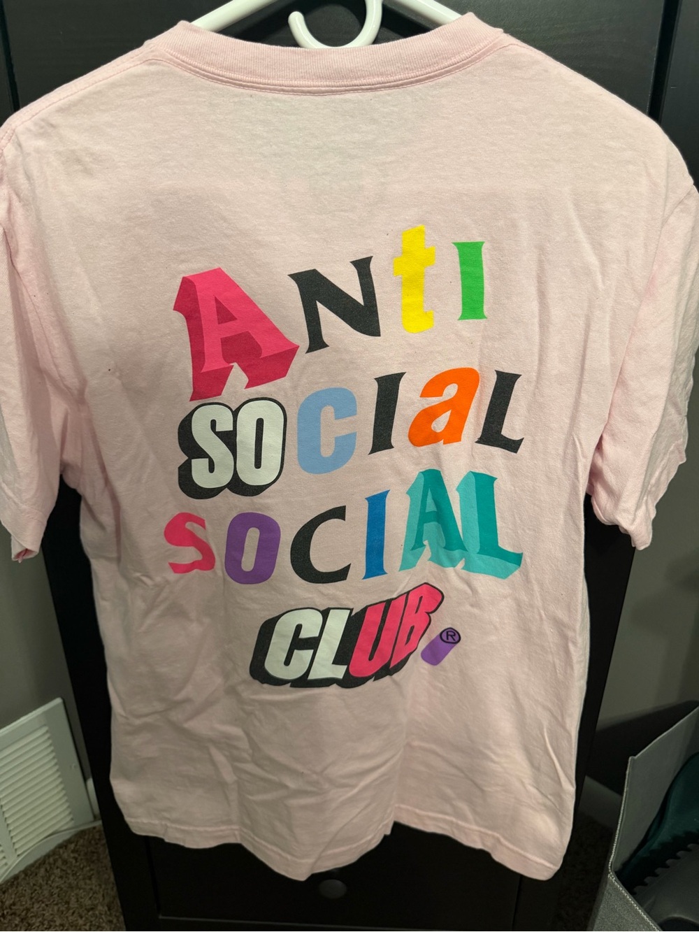 Anti Social Social Club Pink Graphic Tee